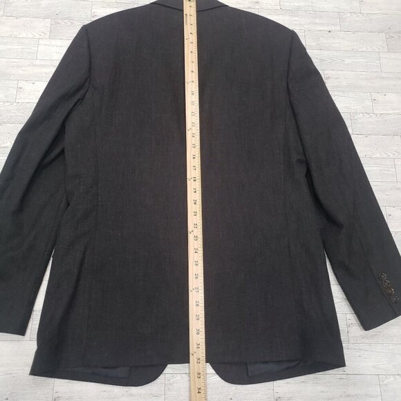 J. CREW Thompson Blazer Suit Jacket Flex Worsted Wool Mens 42L Long Gray Preppy - Picture 11 of 12